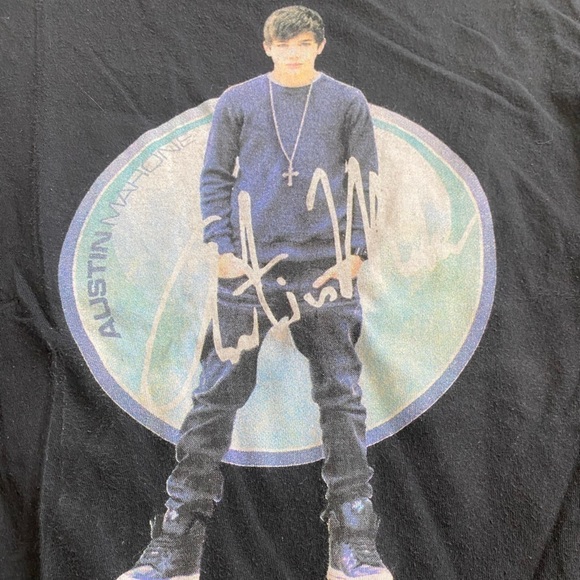 Retro Austin Mahone Pop Star T-Shirt - Picture 4 of 4